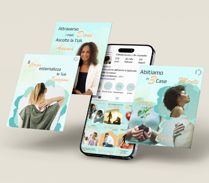 Claudia Souza: Brand Identity e Gestione Social per Life Counselor